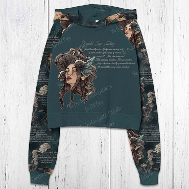 Deathcap Fairy Dark Teal Panel